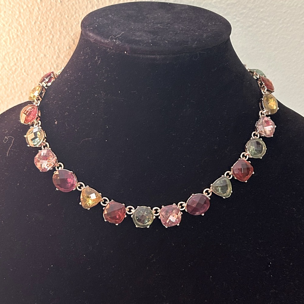 Anne Klein Multicolor Gemstone Necklace